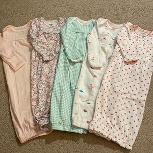Newborn sleeper gowns